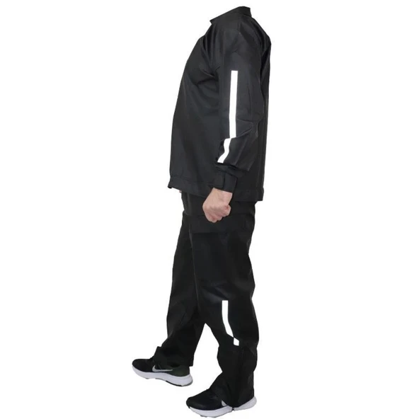 Lucky Life Yağmurluk Takım (Bahçıvan Tipi Askılı Pantolon Ve Mont) - Siyah - 3