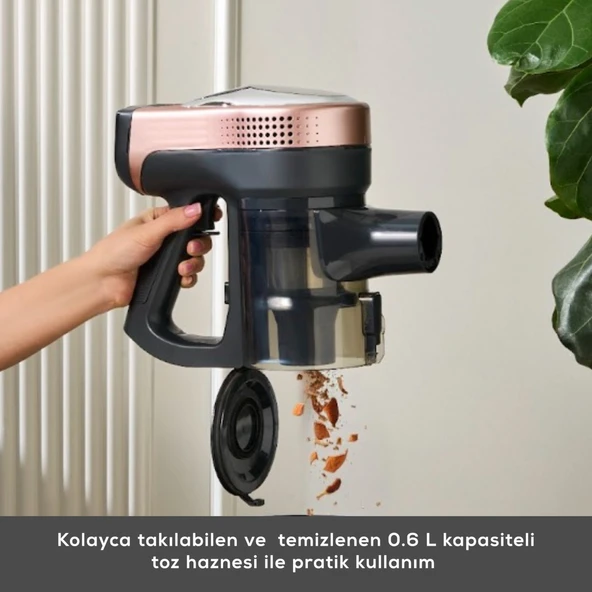 Vantuz Power Up 15 W Dikey Süpürge Rosegold - 10