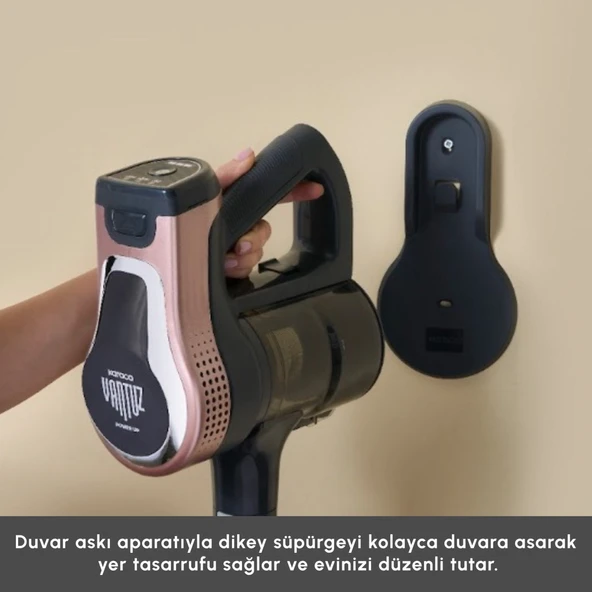 Vantuz Power Up 15 W Dikey Süpürge Rosegold - 9
