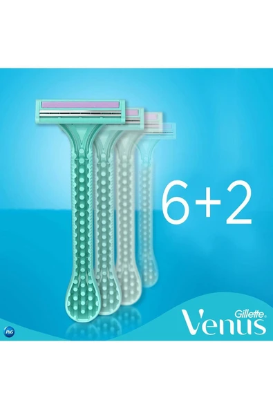 Gillette Venüs Simply Kadın 2 Bıçaklı Basıc Kullan At 8'li - 5