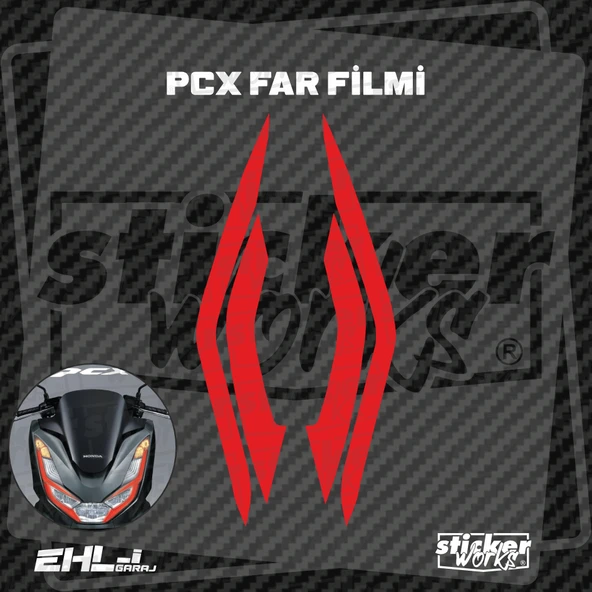 Honda PCX Gündüz Led Sticker - İNCE ürün görseli 1