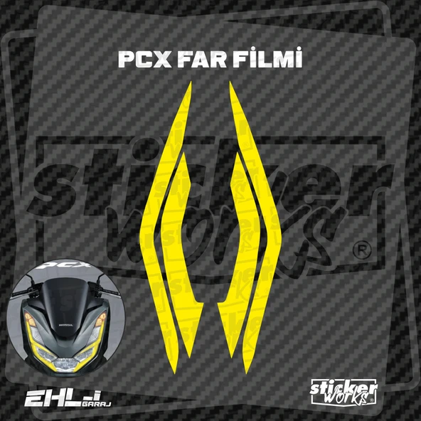 Honda PCX Gündüz Led Sticker - İNCE - Resim 4