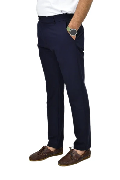 Erkek Likralı Spor Kumaş Pantolon 1998 BGL-ST04424 - Resim 2