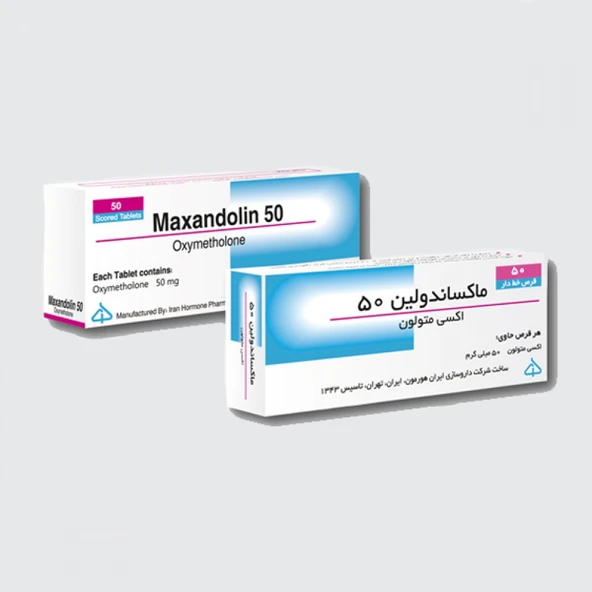 İran Maxandolin Oxymetholone- 50mg 50 tablet