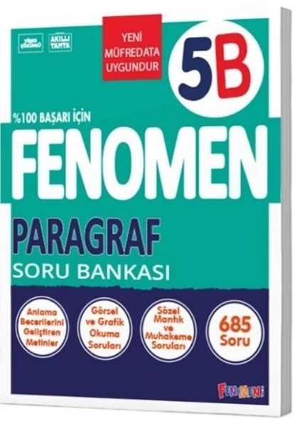 5. Sınıf Paragraf Fenomen Soru Bankası Fenomen Okul Yayınları