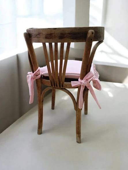 Fırfırlı Sıvı & Leke Itici Iskandinav Sandalye Minderi Bebek Mavi - 2