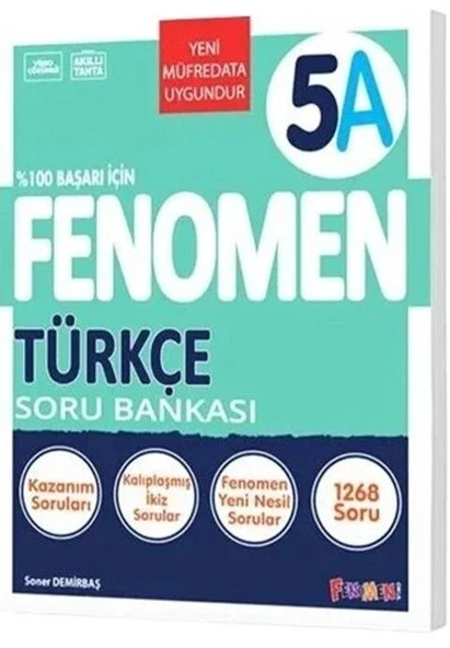 5. Sınıf Türkçe Fenomen A Soru Bankası Fenomen Okul Yayınları