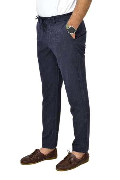 Erkek Jogger Silim Fit Kumaş Pantolon P1033 BGL-ST04502 - Resim 2