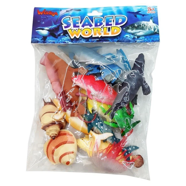 15 Parça Deniz Okyanus Hayvanları Seti 2010C - 2