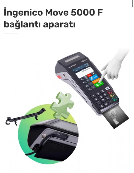 İngenico Move 5000 bağlantı Aparatı