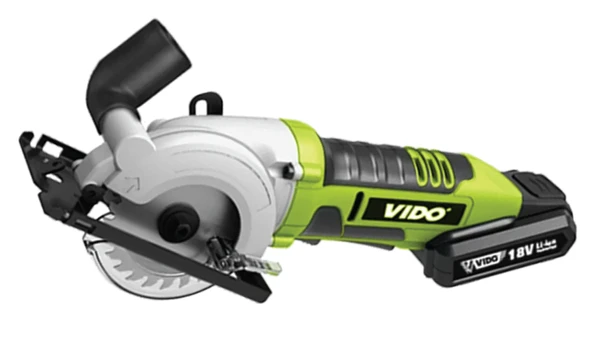 VIDO 18 Volt Akülü Mini Daire Testere Makinesi (WD041220180)