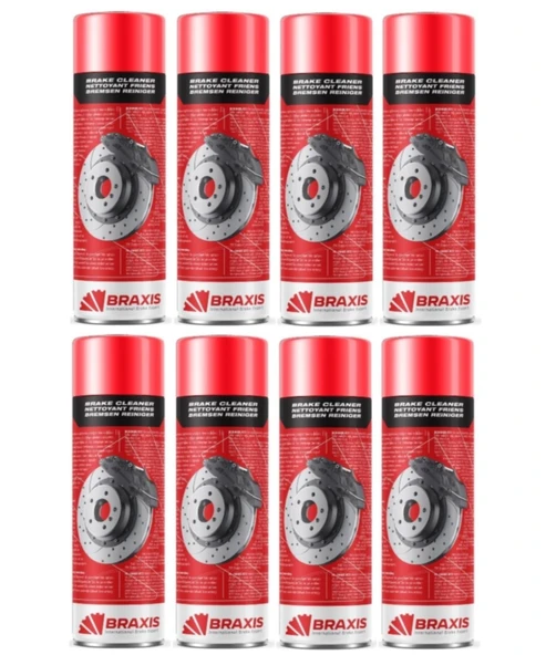 OTO MOTTO Braxis Fren Balata Spreyi Braxis 500 ML 8 Adet