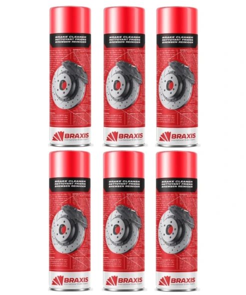 OTO MOTTO Braxis Fren Balata Spreyi Braxis 500 ML 6 Adet