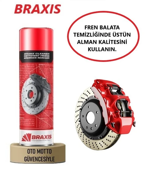 OTO MOTTO Braxis Fren Balata Spreyi Braxis 500 ML 5 Adet - 2