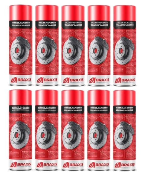 OTO MOTTO Braxis Fren Balata Spreyi Braxis 500 ML 10 Adet