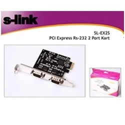 S-LINK SL-EX2S PCI EXPRESS 2 Port RS232  KART