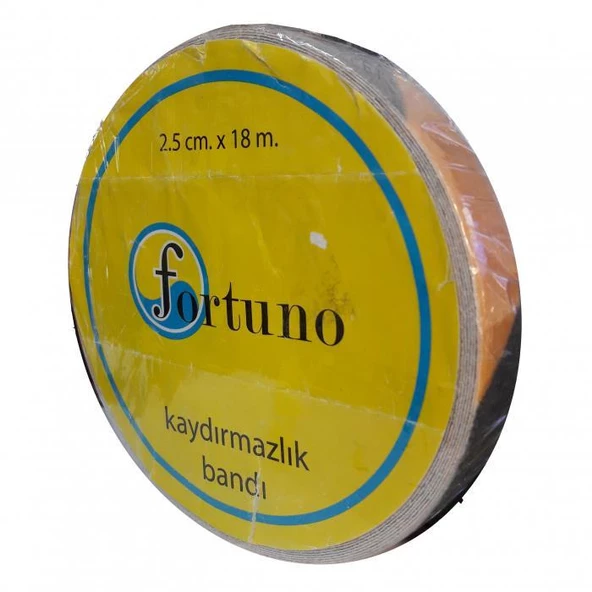 Avmdepo  Fortuna Beyaz Kaydırmazlık Bandı 25 mm x 18 Metre