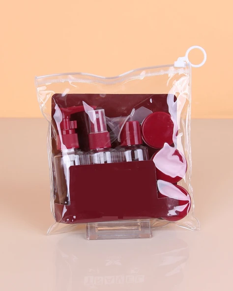 Parfüm Şişesi - Kozmetik Şişesi - 8 li Seyahat Doldurulabilir Kozmetik Seti (368368) - Resim 4