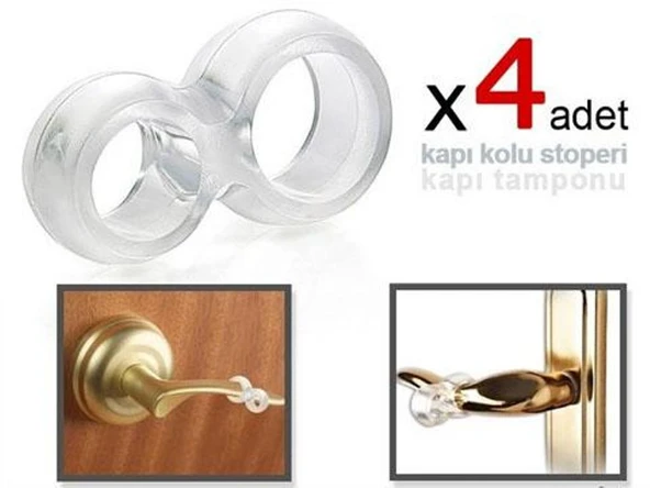 Kapı Kolu Stoperi - Kapı Tamponu - 4 Adet (368368)