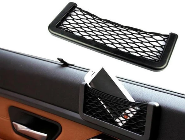 Telefon Tutucu Torpidoya Yapışan File 15*8 Cm (368368)