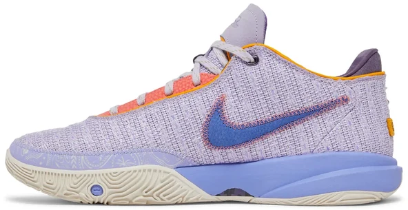 Nike LeBron 20 'Violet Frost Spor Ayakkabı - 3