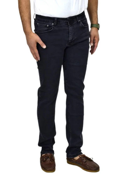 Erkek Siyah Jeans Pantolon Regular Fitt 320 BGL-ST04490 - 5