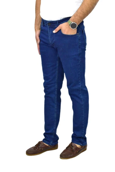 Erkek Siyah Jeans Pantolon Regular Fitt 320 BGL-ST04490 - 4