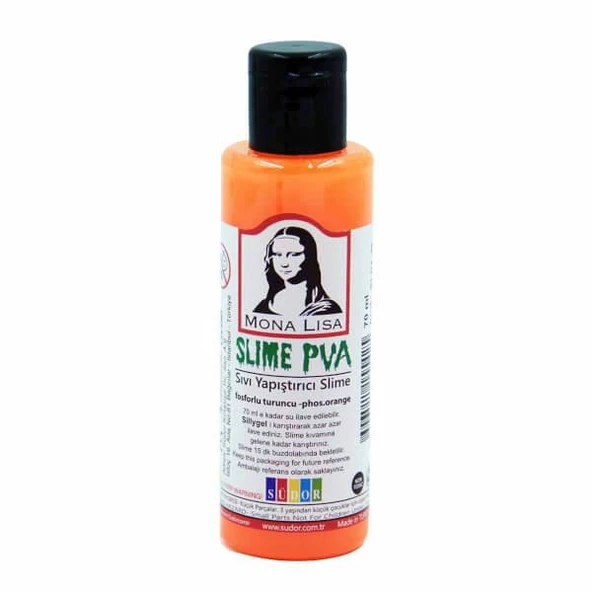 Slime Yapıştırıcı Südor 70 ML Sıvı Slime PVA Renkli Sılaym 70 ml Sıvı Yapıştırıcı - 5