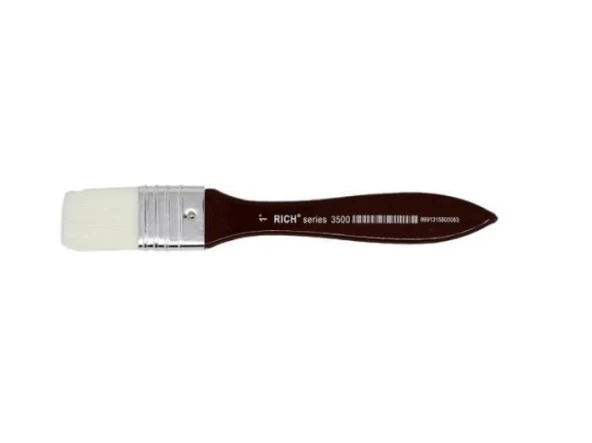 Rich Zemin Fırçası No 1 3500 Seri Beyaz Kıllı Uç 2,5 cm
