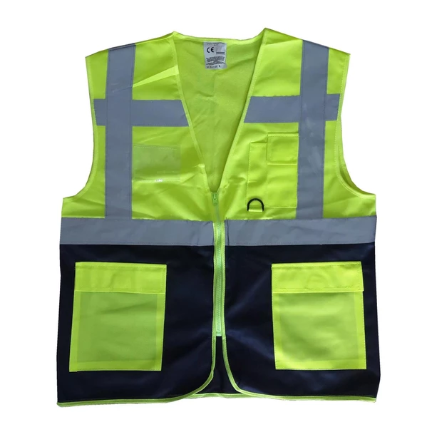 Avmdepo  Yönetici İkaz Yeleği Sarı/Lacivert XL Beden