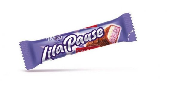 Milka Çikolata Lila Pause Çilekli 34 Gr