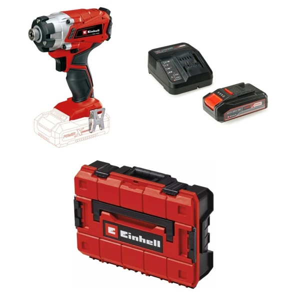 Einhell TE-CI 18/1 Li - Torklu Darbeli Matkap + 1 x 2.5 Ah Starter Kit Akü (Çanta Dahil)