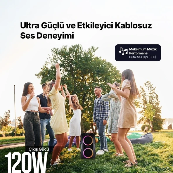 Ttec Carnival Pro 120W Taşınabilir Kablosuz Bluetooth Parti Hoparlörü - 2