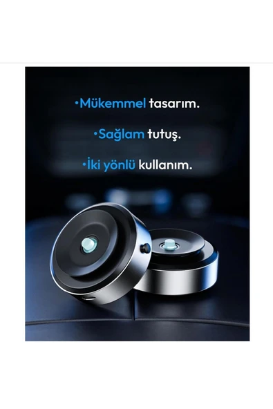 Ozmik Süper Manyetik Elektrikli Vakumlu Araç İçi Telefon Tutucu, Masaüstü, Duvar, Ayna, Uyumlu - 2