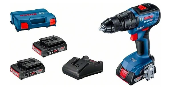 Bosch Professional Gsb 18v-50 2 Ah 18V Üç Akülü Darbeli Vidalama - 06019h5100