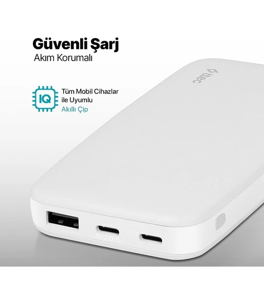 Ttec Chargeup 10.000MAH Taşınabilir Şarj Aleti Powerbank - Resim 4