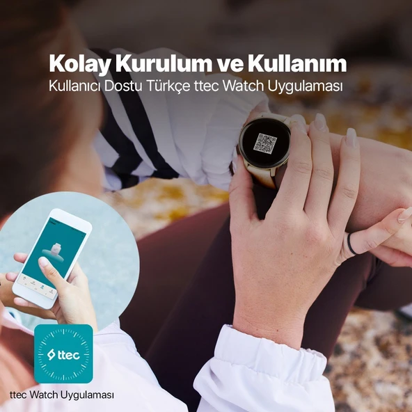 Ttec Tempus Pro 34MM Amoled Ekranlı Yuvarlak Alüminyum Kasa Akıllı Saat - Resim 11