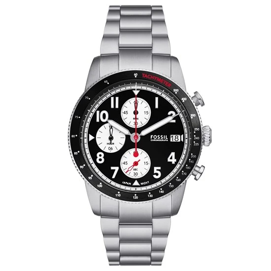 Fossil FFS6045 Quartz Çelik Gri 42 mm Erkek Kol Saati