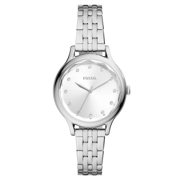 Fossil FBQ3861 Quartz Çelik Gri 34 mm Kadın Kol Saati