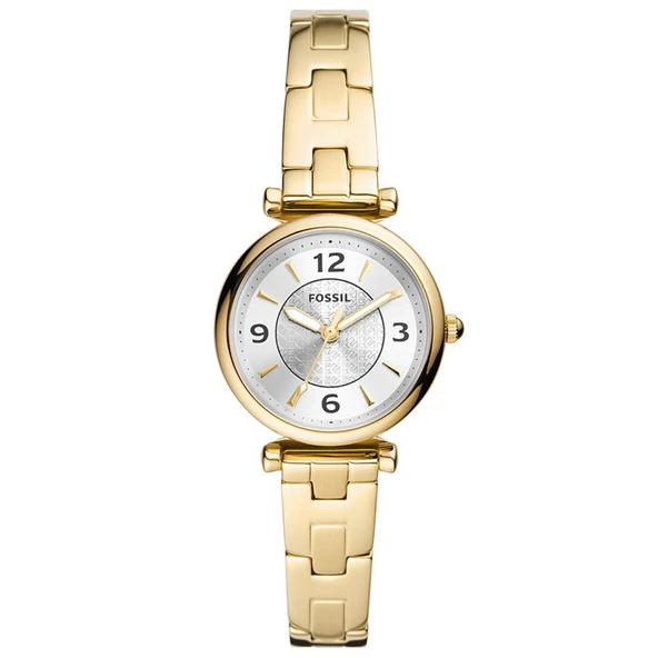 Fossil FES5203 Quartz Çelik Altın Rengi 28 mm Kadın Kol Saati