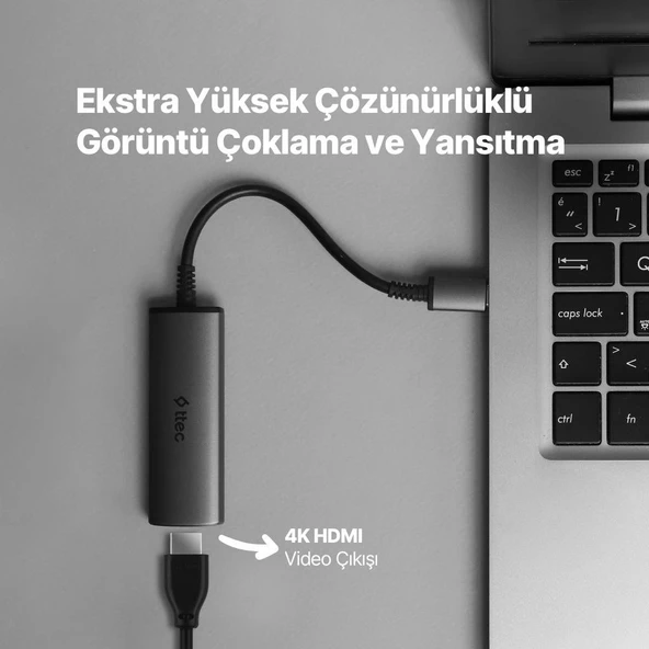 Ttec 4 Girişli Usb-C 3.2 Hub/çoklayıcı Usb-C 100W (Macbook Uyumlu) - Resim 4