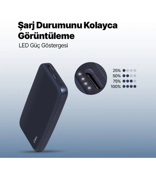 Ttec Chargeup 10.000MAH Taşınabilir Şarj Aleti Powerbank - Resim 3