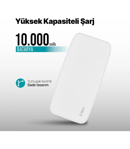 Ttec Chargeup 10.000MAH Taşınabilir Şarj Aleti Powerbank - Resim 5