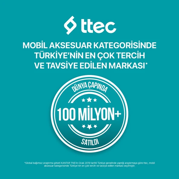 Ttec Chargeup Pro LCD 10.000MAH Pd 20W Taşınabilir Hızlı Şarj Aleti / Powerbank - 12
