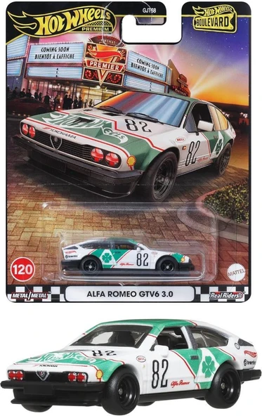 Hot Wheels Boulevard Premium Araçlar GJT68 - JBL16 ALFA ROMEO GTV6 3.0