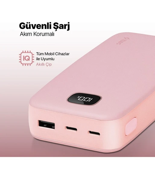 Ttec Chargeup LCD 20.000MAH Taşınabilir Hızlı Şarj Aleti / Powerbank - Resim 5