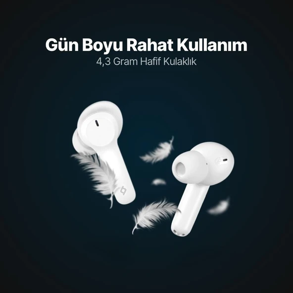 Ttec Airbeat Play Tws Bluetooth 5.0-Oyun Modu-4 Mikrofon-Enc Gürültü Engellemeli Kablosuz Kulaklık - Resim 5