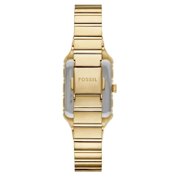 Fossil FES5389 Quartz Çelik Altın Rengi 23 mm Kadın Kol Saati - 4
