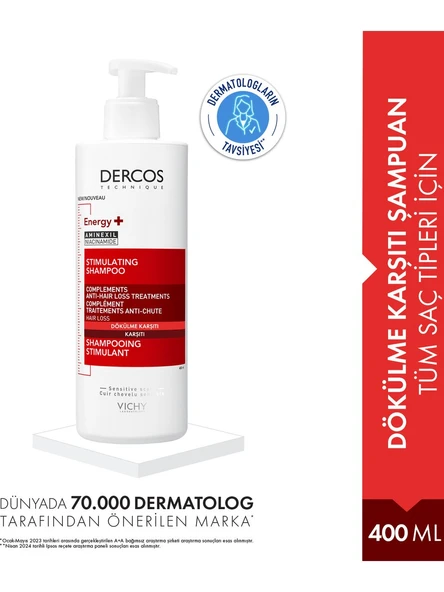 Vichy Dercos Energy+ Dökülme Karşıtı Şampuan 400 ml K5122