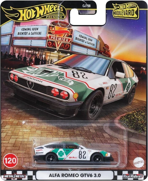 Hot Wheels Boulevard Premium Araçlar GJT68 - JBL16 ALFA ROMEO GTV6 3.0 - 6